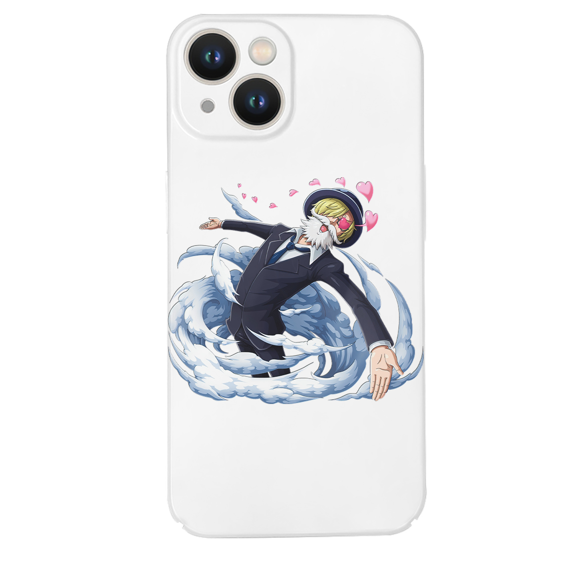 （画像用） ワンピース サンジ ONE PIECE Sanji 【iPhone 14シリーズ対応】ハードケース